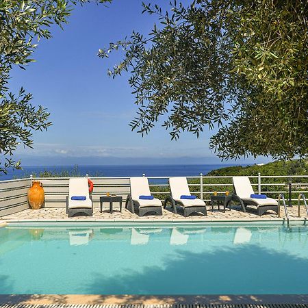 Porto OziasLioniskari Seaviews - Paxoi'S Private Pool Oasis别墅 外观 照片