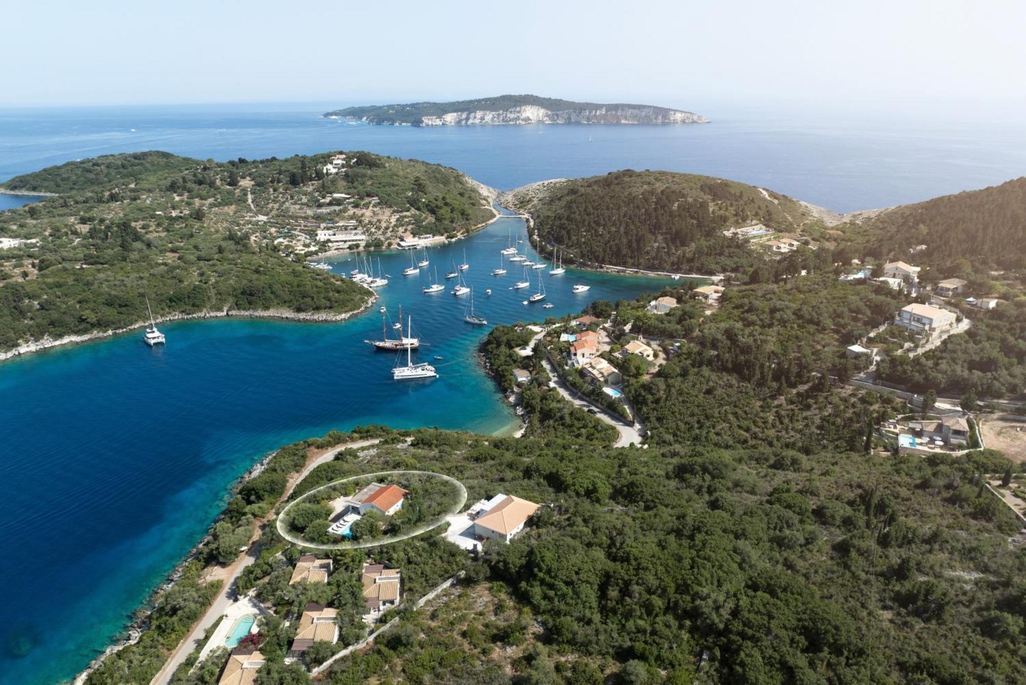 Porto OziasLioniskari Seaviews - Paxoi'S Private Pool Oasis别墅 外观 照片