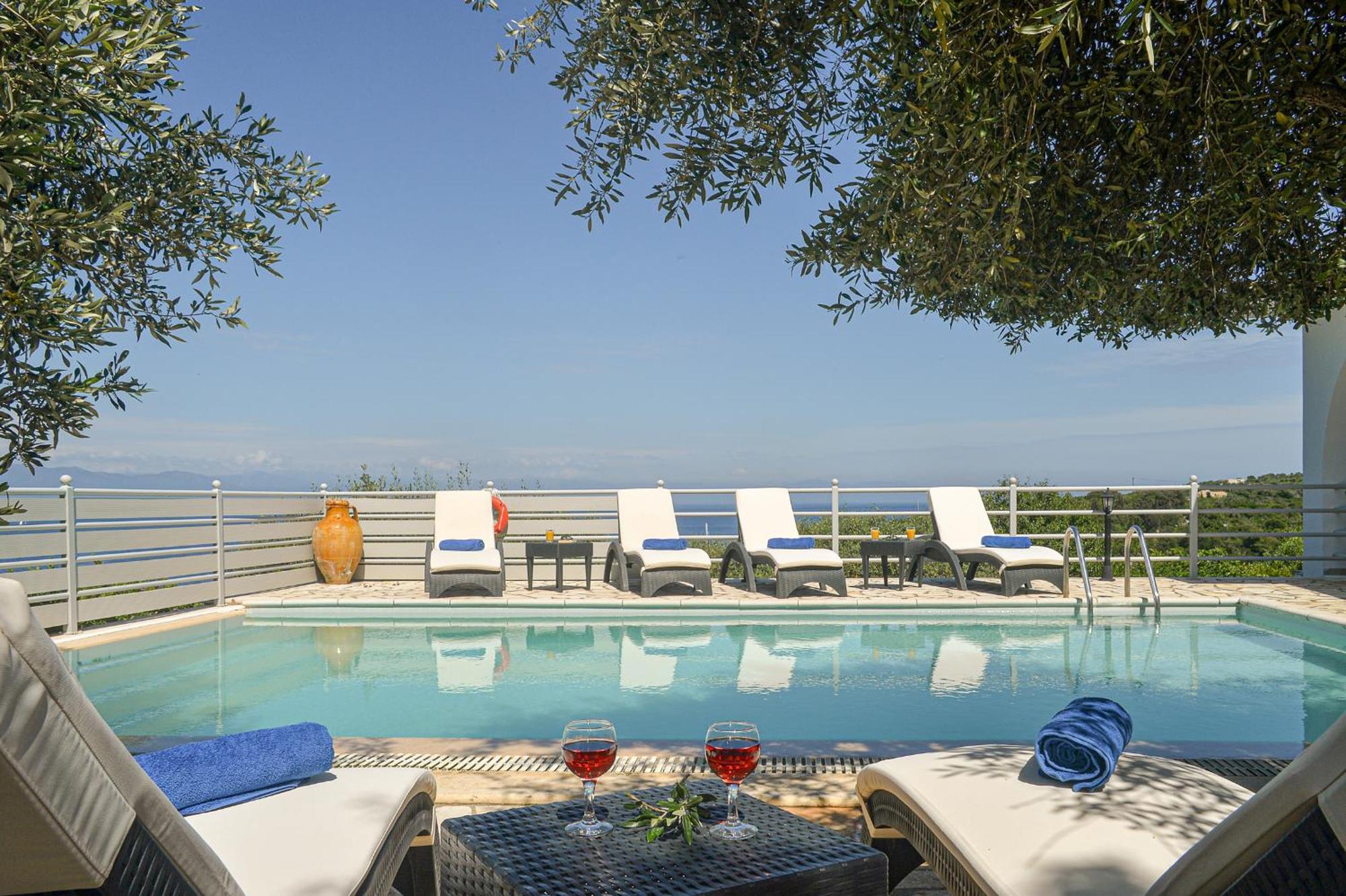 Porto OziasLioniskari Seaviews - Paxoi'S Private Pool Oasis别墅 外观 照片